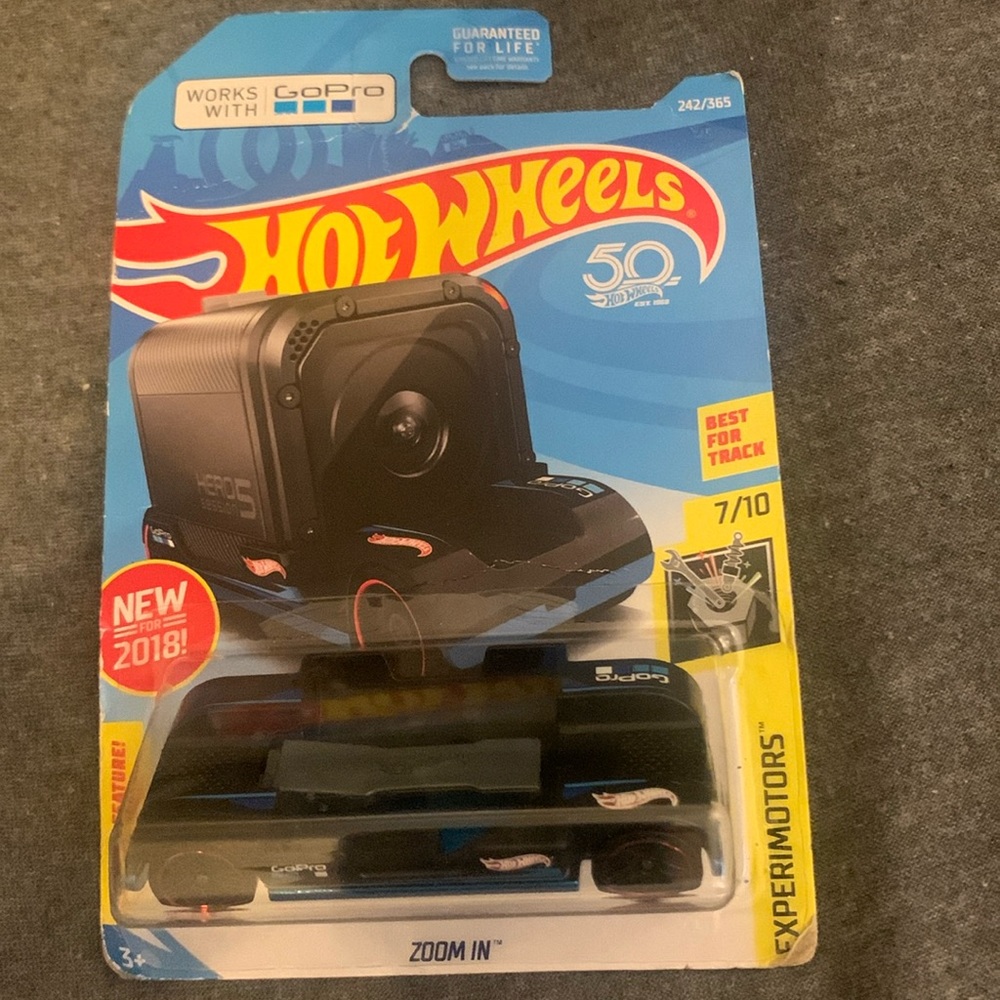 Hot Wheels works with gopro NWT